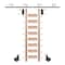 Meadow Lane Ladder 107 in. Pre-Finished Oak Black Hook with 8 ft. Rail Kit EG.300-107RO-08.08-PF - alternate 1